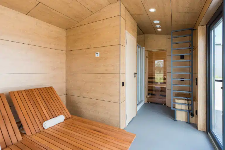 Luxe sauna en ontspanningsruimte