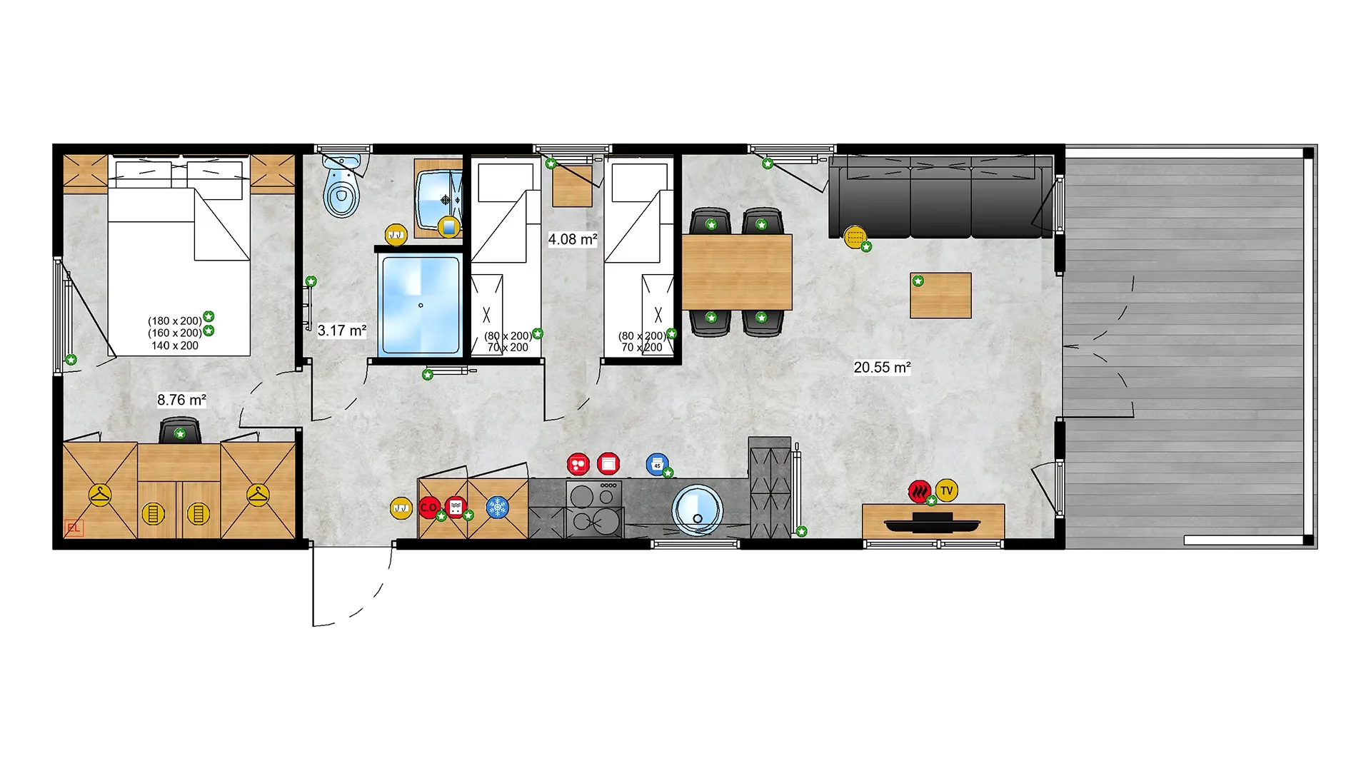 ballum terras layout 2