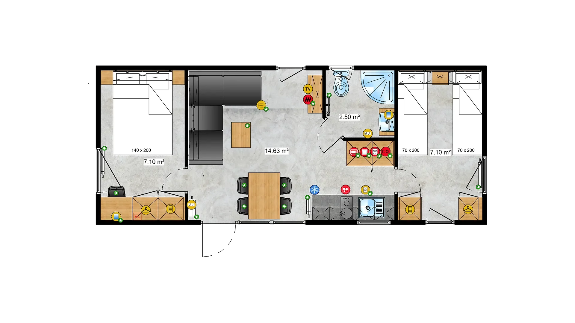 small pod layout 13