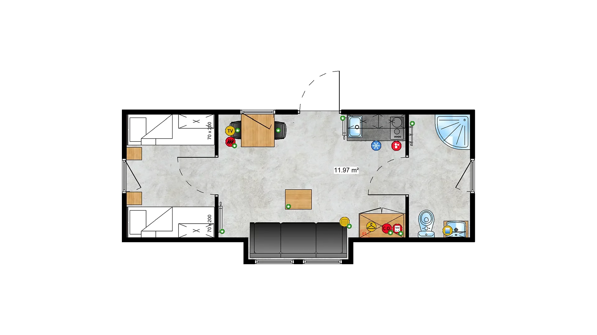 small pod layout 14