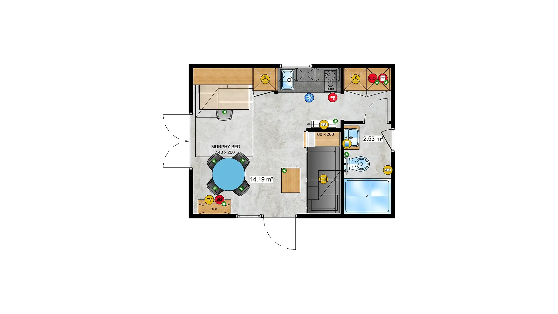 small pod layout 8