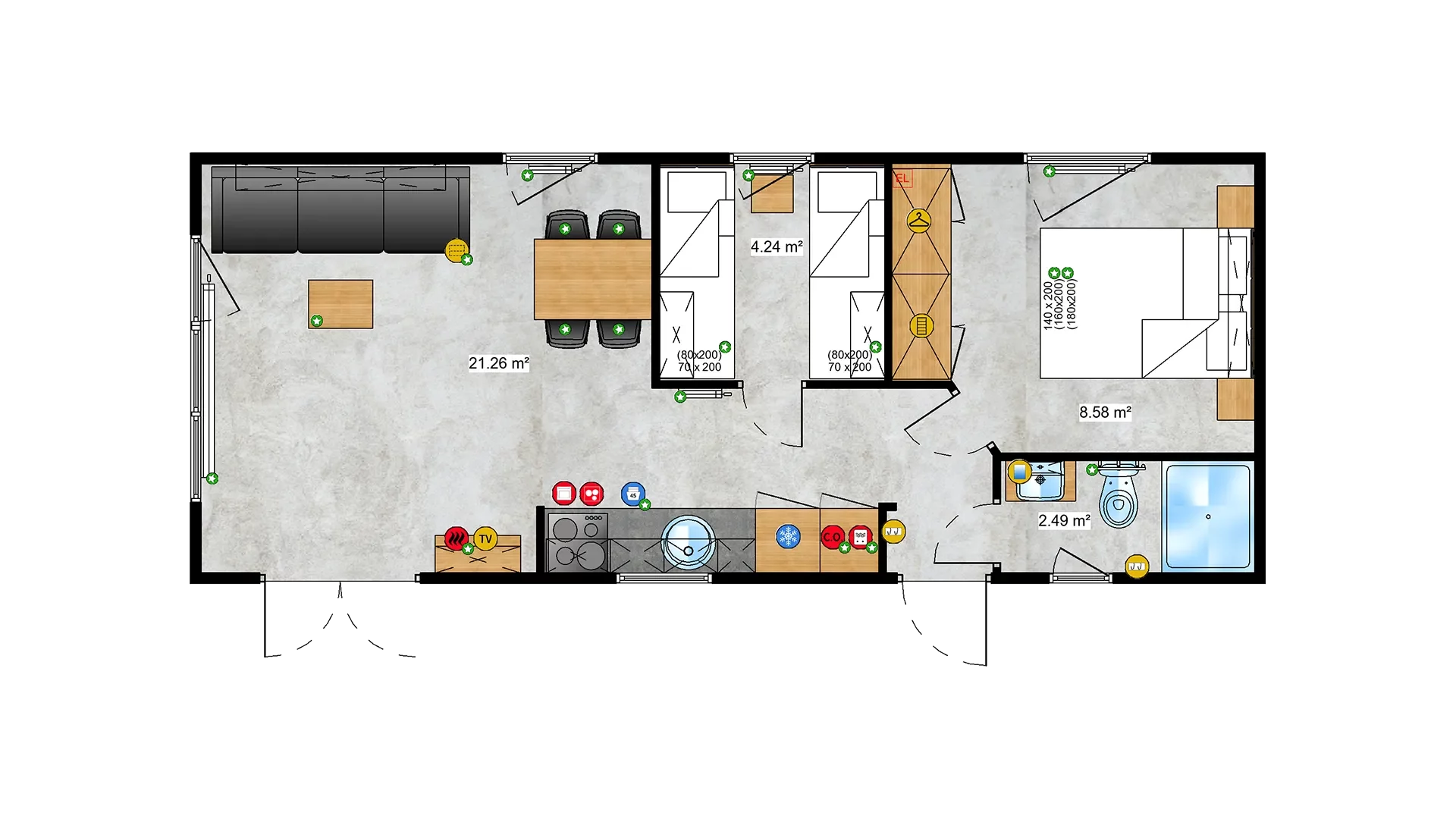 texel layout 10