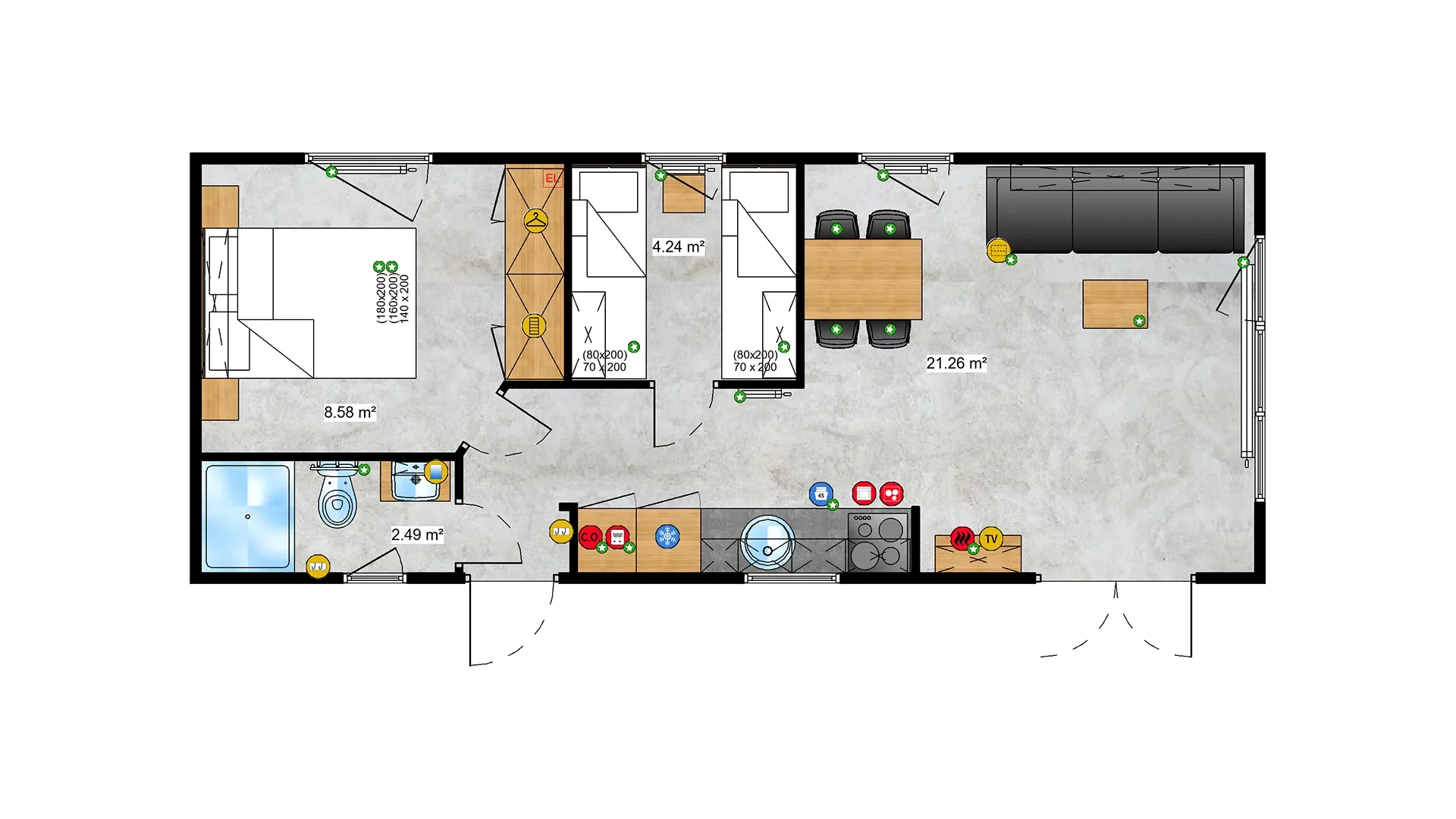 texel layout 11