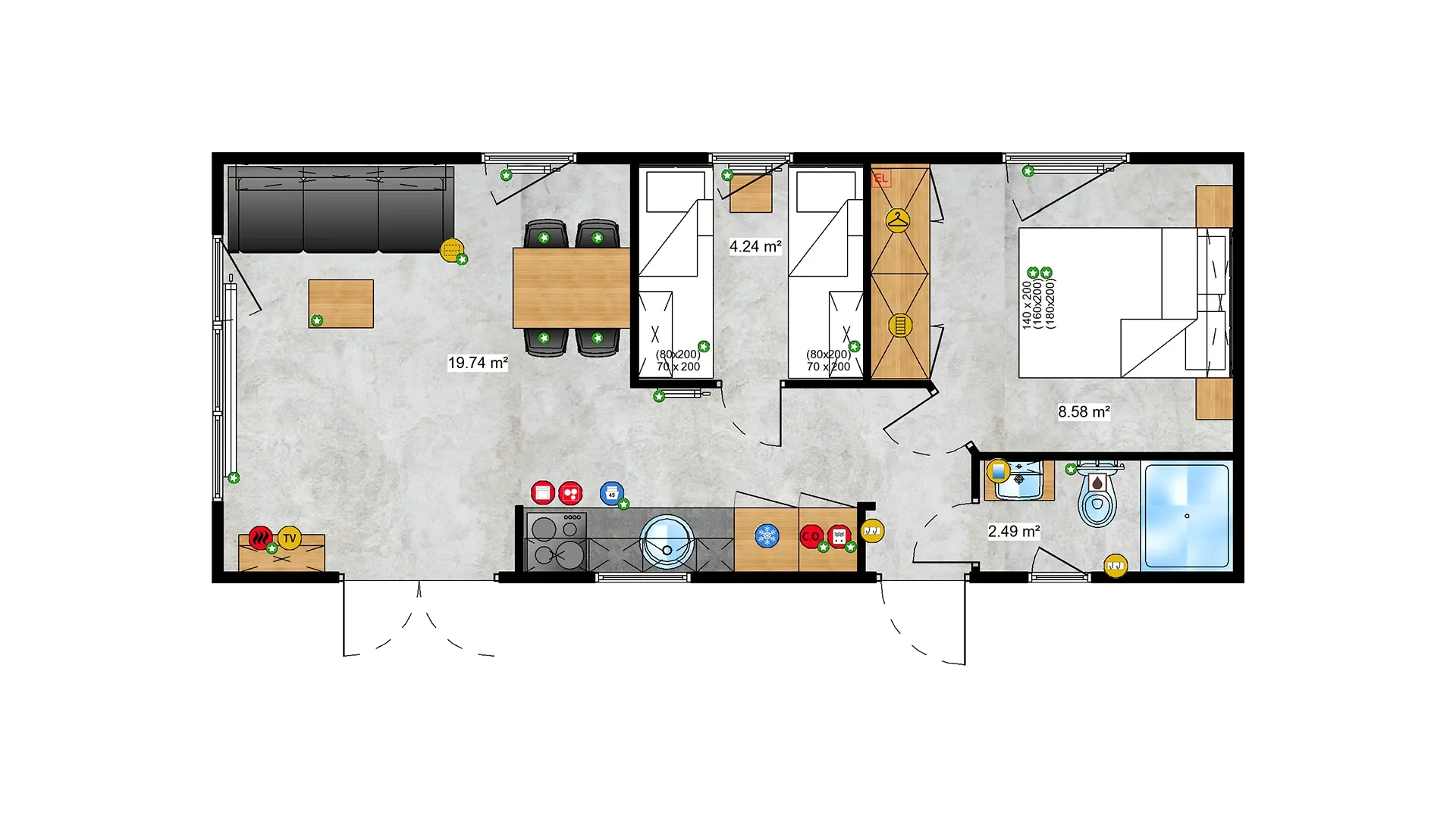 texel layout 12