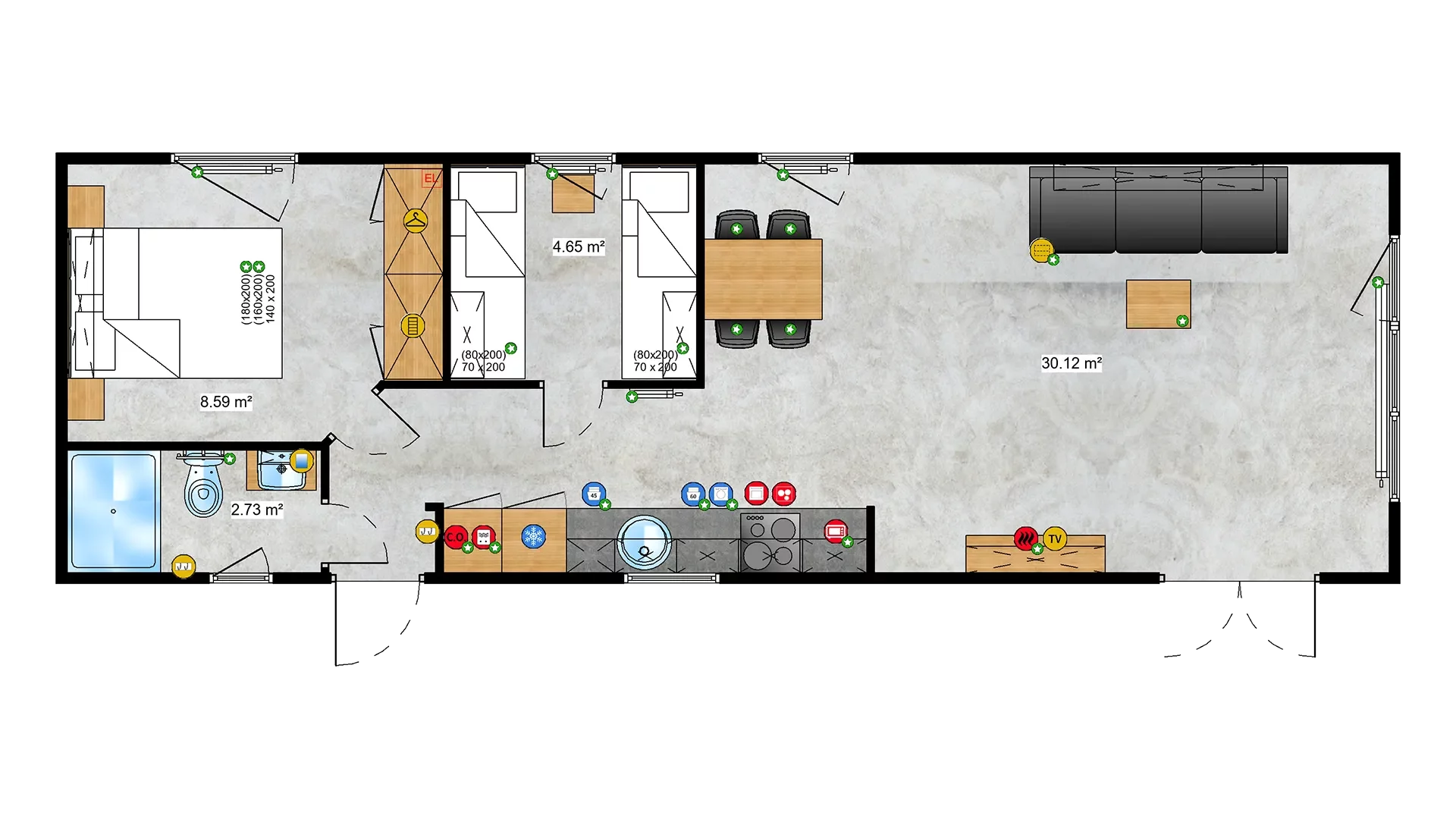 texel layout 13