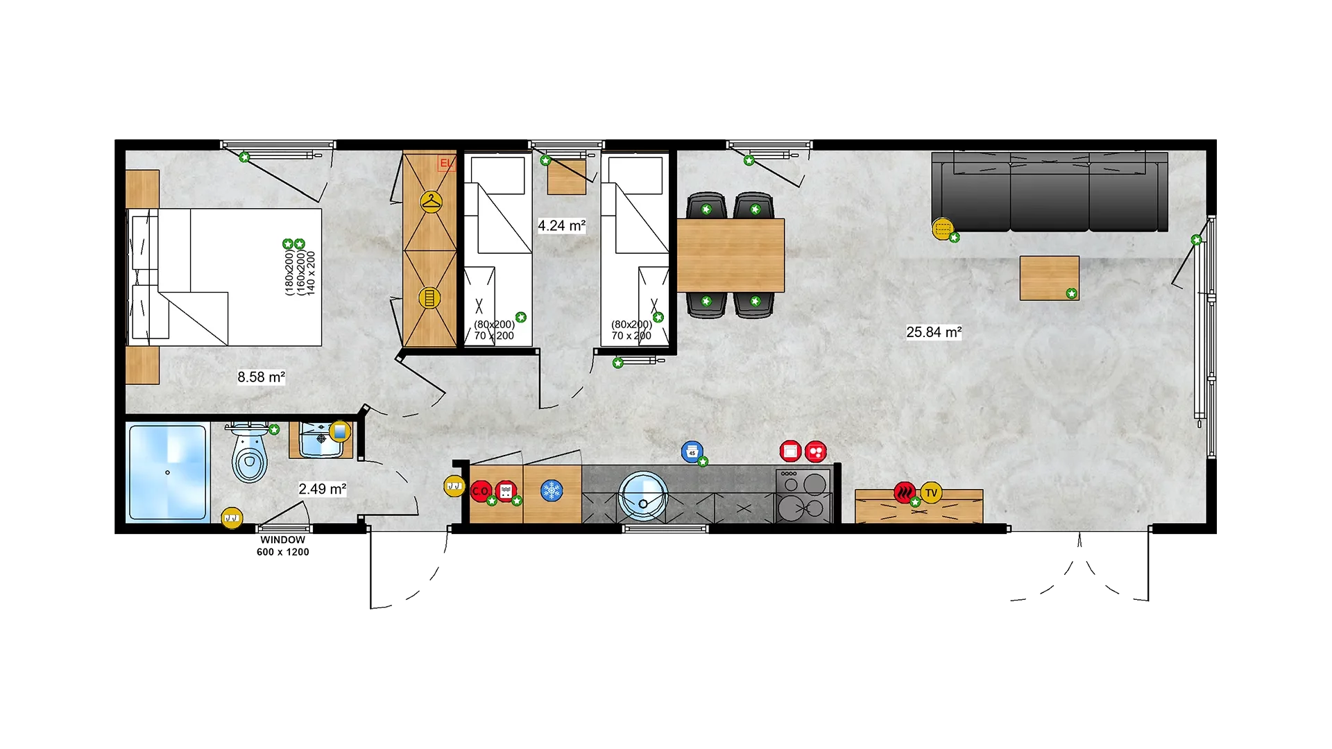 texel layout 14